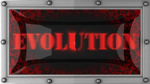 Evolution on led Stock Footage 8711256