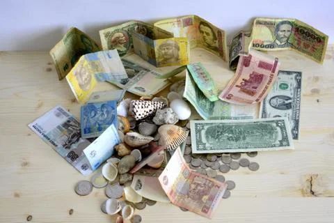 Evolution of money Stock Photos