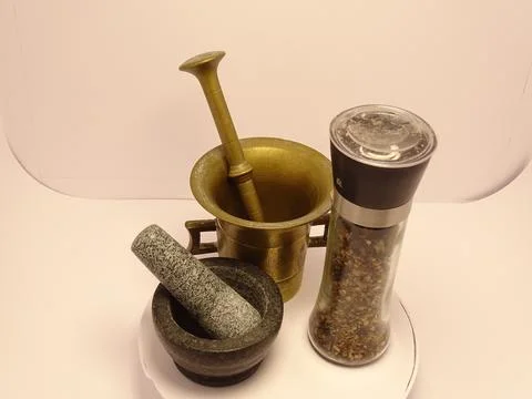 Evolution of the mortar Stockfoto's