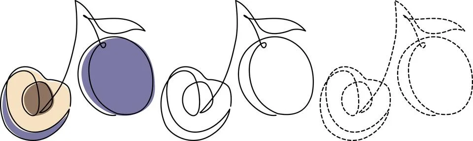 Evolution of musical note symbols from abstract to modern forms Vector 스톡 일러스트