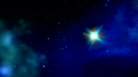 Evolution of stars. Galaxy, burning hydrogen of star, reset shell Stock Footage 140486299