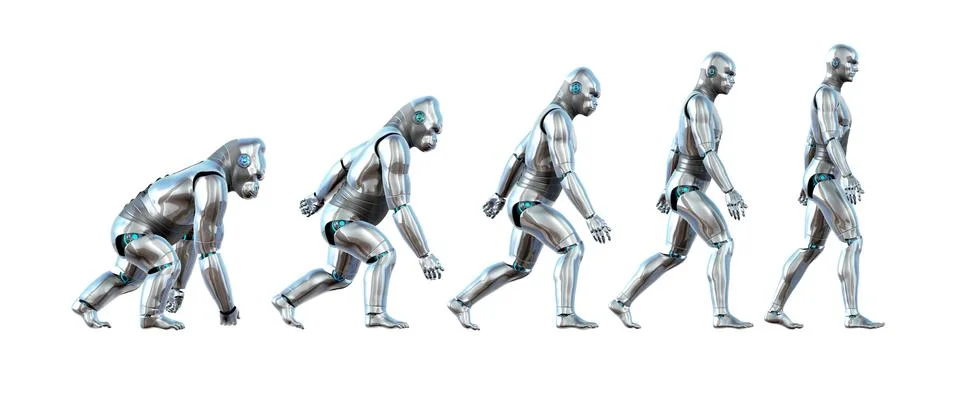 The Evolution of Technology Stock Illustration