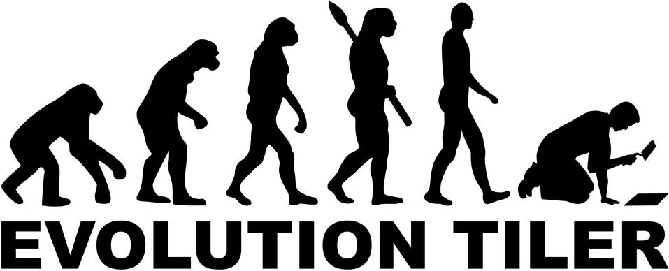 Evolution Tiler Stock Illustration