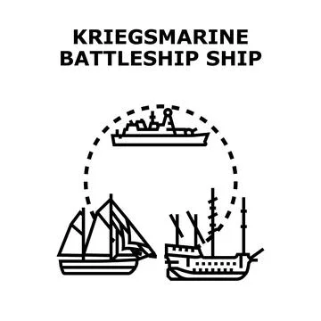 Evolution of watercraft types including modern military vessel イラスト素材
