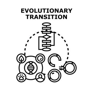 Evolutionary transition process for science and technology イラスト素材
