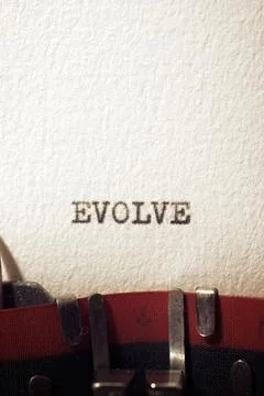 Evolve concept view Stock Photos