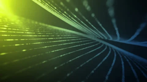 Evolver Blue Yellow Stock Footage 25887798