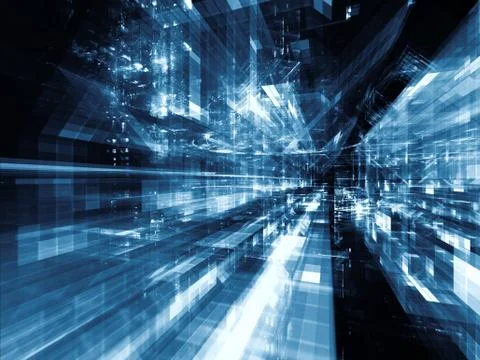 Evolving City Stock Illustration