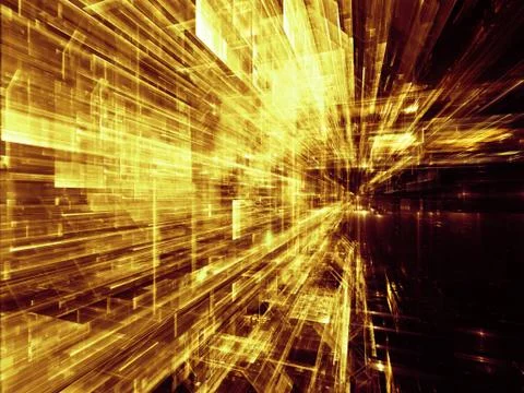 Evolving City Stock Illustration