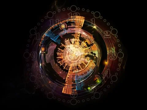 Evolving Clockwork Illustrazione stock