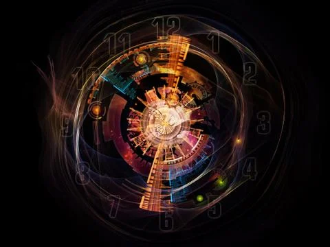 Evolving Clockwork Illustrazione stock