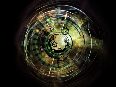 Evolving Clockwork 스톡 일러스트