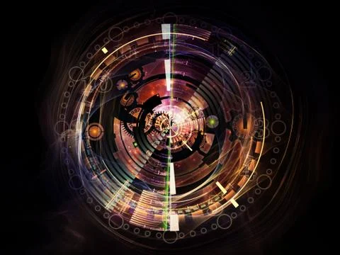 Evolving Clockwork Ilustração Stock