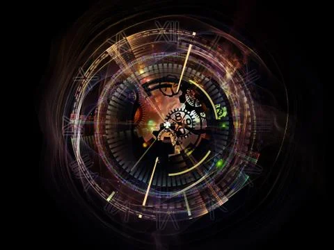 Evolving Clockwork Stockillustratie