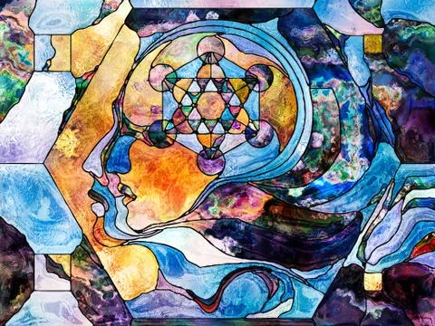 Evolving Color Division Illustrazione stock