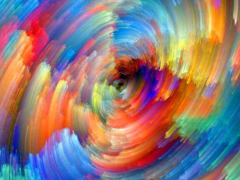 Evolving Color Illustrazione stock