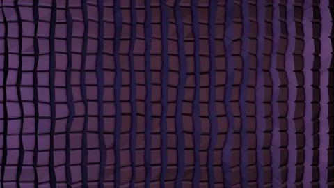 Evolving concrete 3d wall with dynamic lights loop. Background pattern loop Stock Illustration