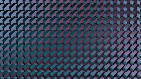 Evolving concrete 3d wall with dynamic lights loop. Background pattern loop Illustrazione stock