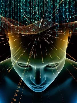 Evolving Consciousness Stock Illustration