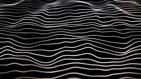 Evolving curved white lines background Video stock 57700062