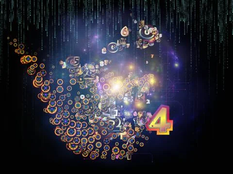 Evolving Data Set Stock Illustration