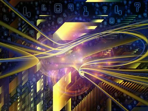 Evolving Digital World イラスト素材