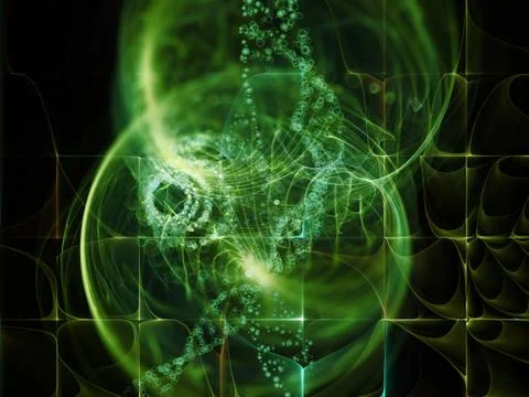 Evolving DNA Stock Illustration