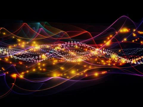 Evolving Dynamic Network 스톡 일러스트