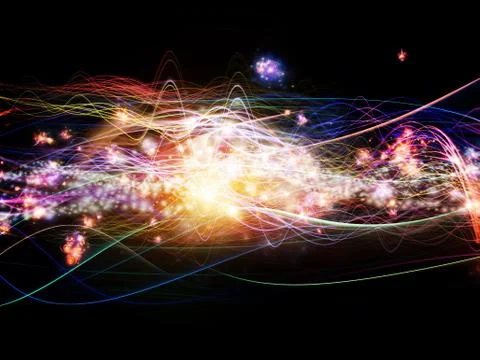 Evolving Dynamic Waves Stock Illustration