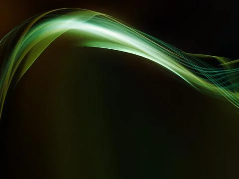 Evolving Fractal Waves Stock Illustration