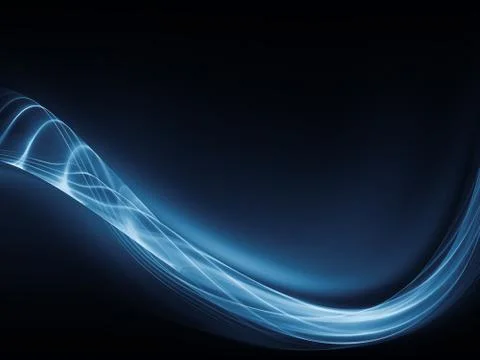 Evolving Fractal Waves Stock Illustration