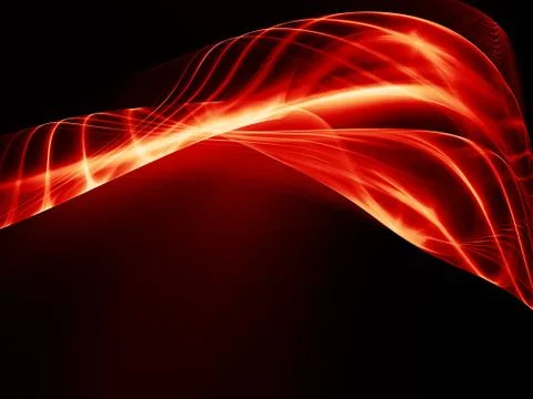 Evolving Fractal Waves Stock Illustration