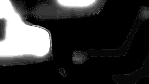 Evolving Glitch Blob Random Drift Motion Background Glitch Blobs Irregular Shape Stock Footage 323768969