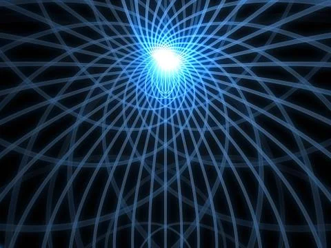 Evolving Grid Lines 스톡 일러스트