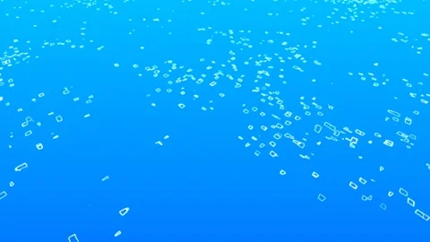 Evolving Grid Patterns Perspective Planar Texture Motion Loopable Video Stock Footage 300135891