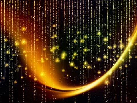 Evolving Integers 스톡 일러스트