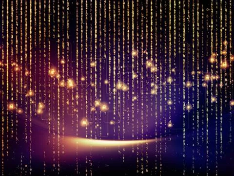 Evolving Integers Stock Illustration