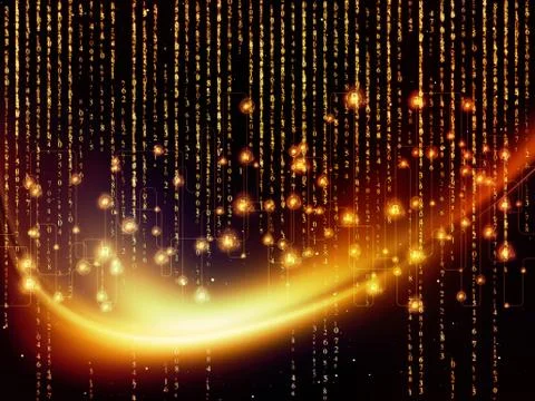 Evolving Integers 스톡 일러스트