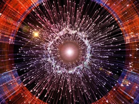 Evolving Integers Stock Illustration