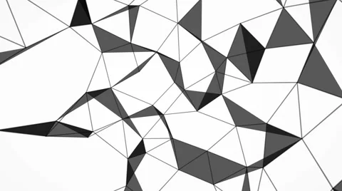 Evolving irregular low poly background loop Stock Footage 61521686