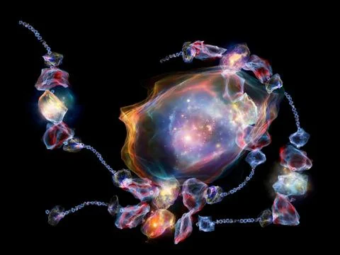 Evolving Jewels Stock Illustration