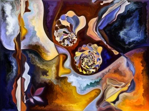 Evolving Living Canvas Stock Illustration