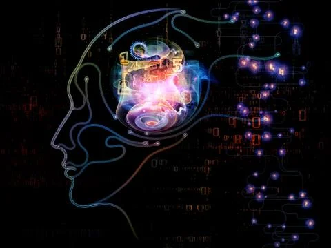 Evolving Machine Consciousness Illustrazione stock