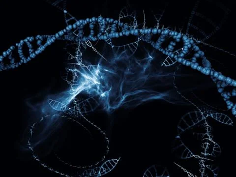 Evolving Microcosm Stock Illustration