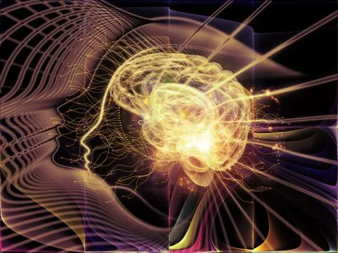 Evolving Mind 库存插图