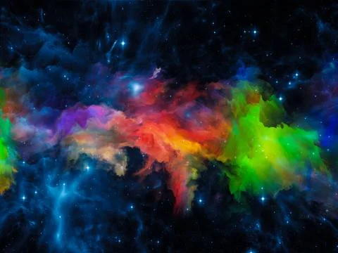 Evolving Nebula Stock Illustration