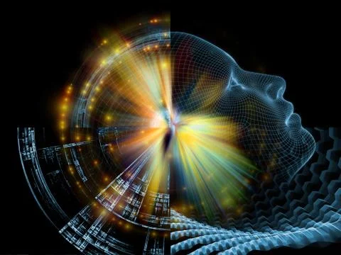 Evolving New Self 스톡 일러스트