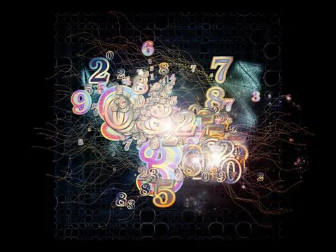 Evolving Numbers イラスト素材