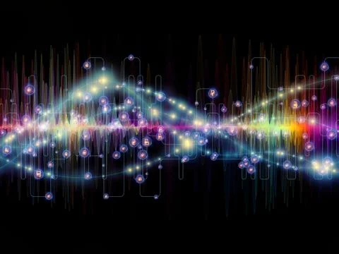 Evolving Oscillation Stock Illustration