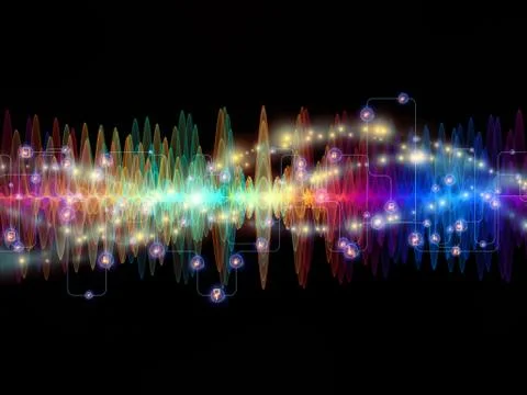 Evolving Oscillation Illustrazione stock